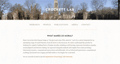 Desktop Screenshot of crockettlab.org